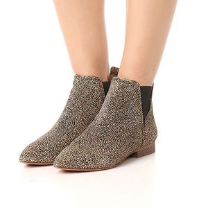 Madewell Nadine calf hair ankle booties